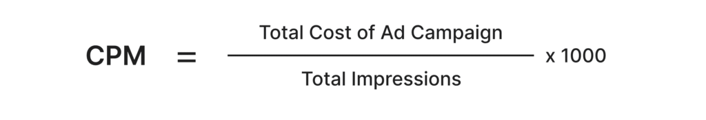 CPM Calculate Formula